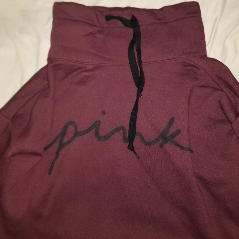 Pink crewneck hoodie